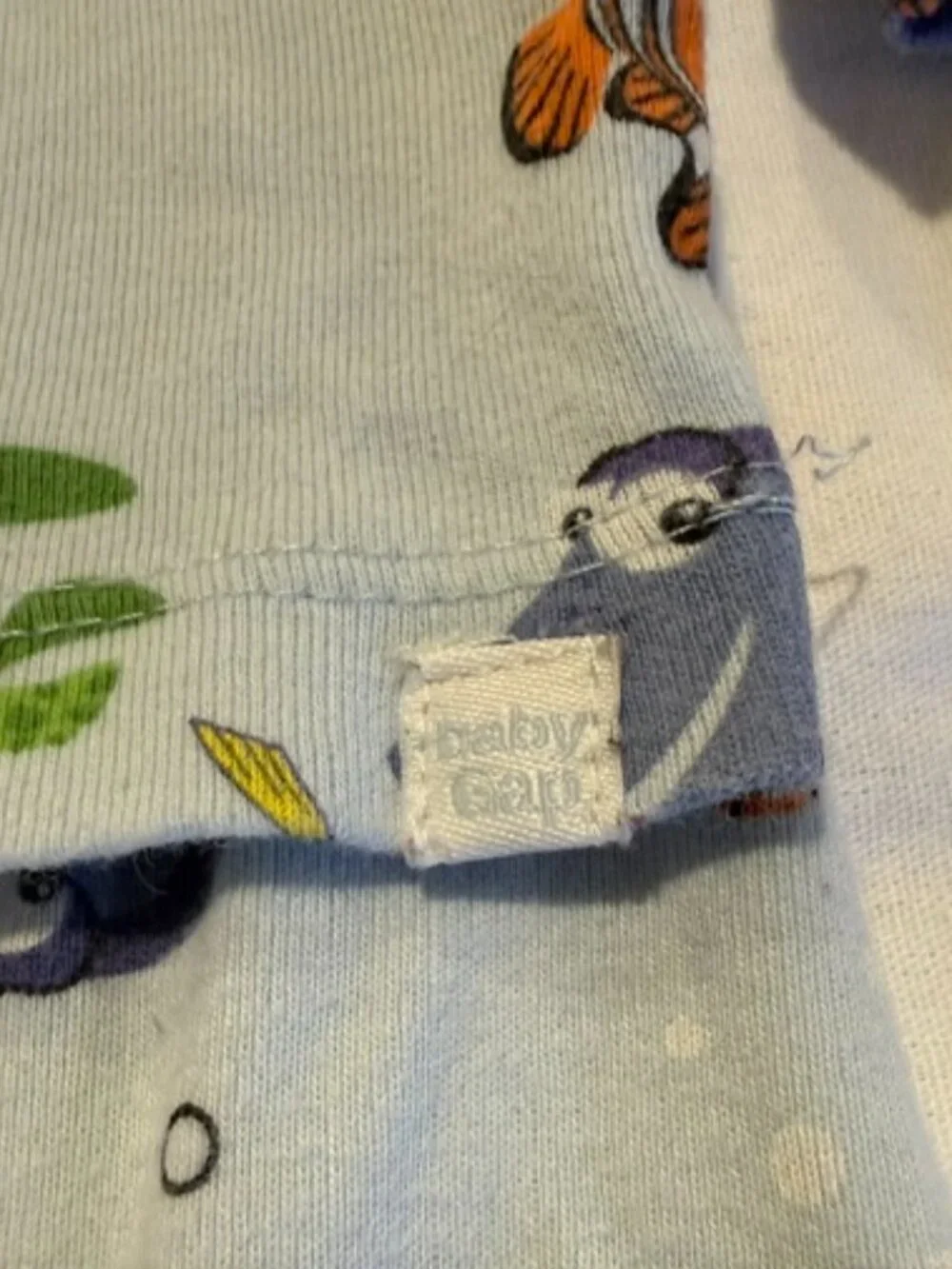 Baby Gap/Gap Kids Disney Nemo, Dory & Friends (3T) 2 Piece Long Sleeve Pajamas